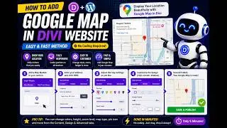 How to add google map in divi wordpress website