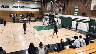 SLZ Grizzlies 7 vs Mission San Jose Warriors 10 (First quarter)  #highschool #varsity #basketball 