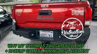 2017 Toyota Tacoma Backup Camera Wiring Replacement