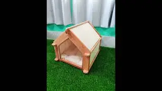 Handmade Wooden Cat House 🐾 | #music #petcare #cat #cathouse
