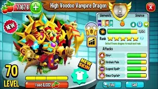 High Voodoo Vampire Dragon Qu&aacute; Bảnh Lu&ocirc;n Dragon City P1695