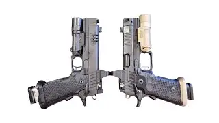 Sig P211 vs Staccato XC Slow Motion