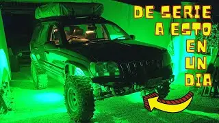 De serie a vehiculo de expediciones en un dia. Jeep Cherokee WJ