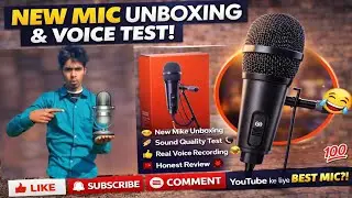 New Mike Test 🎤😎 | Aaj Laye Hai Zabardast Mike | My New video 《 Hacker Passi Vlog 》And Hacker passi 