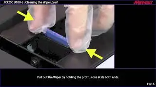 JFX200 Series Cleaning the Wiper Ver1 00