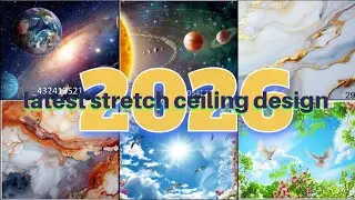 do it yourself stretch ceiling sky with LED lighting / DIY stretch ceiling