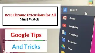 Best Chrome Extensions 2016 | Black Menu for Google