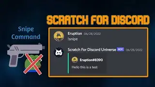 How to make a *snipe command* (like Dank Memer) in Scratch For Discord?