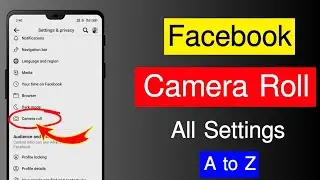 Facebook camera roll settings | Facebook camera roll settings bangla 2024 | Camera roll