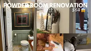 🛠️$64 Powder Room Renovation DIY | Dos & Donts 