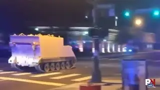Soldier Led Police On A Chase With A Stolen Armored Vehicle