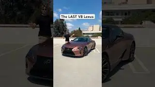 The last V8 ​⁠@lexus is now V8 only #lexus #lc500 #lexuslc500 #v8 #cars