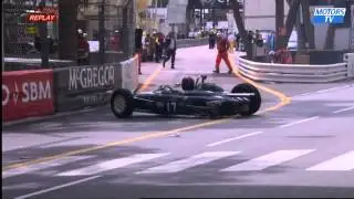 Grand Prix historique de Monaco 2014  crash de Ferioli