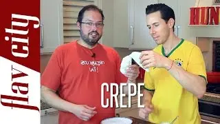 Gluten Free Brazilian Tapioca Crepe -  FlavCity w/ Bobby