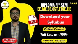WBSCTE Diploma 4th Sem Course Details & Syllabus | EE,ME,CE,ETCE,CST,EIE | By Easy2Learning