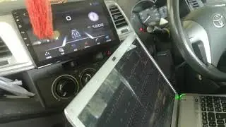 Toyota hilux vigo Install Sennuopu DSP X10B 4 Input 8 RCA Output USB & Bluetooth Direct Playback