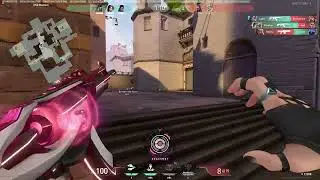 FADE SHOWING TEAMMATES NEW RUNNING VANDAL MOVE #valorant #valorantclips #shorts #ascendant3 #