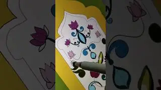 Calm art pt.2 #ashortaday #shorts #newshorts #calmart #relaxingart #lineart #coloring #viral #art