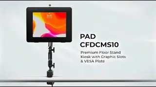 CTA Digital Custom Flex Security Enclosure Desk Clamp Mount w/ Paragon Enclosure (PAD-CFDCMS10)