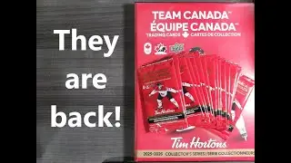 2025-26 Tim Hortons Team Canada hockey cards!