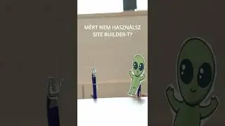 Weboldalt &eacute;p&iacute;ten&eacute;l? Ne a kezeddel! #shorts #weboldal #alien