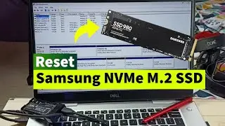 Как удалить таблицу разделов и сбросить Samsung NVMe M.2 SSD в нераспределенное состояние для нов...