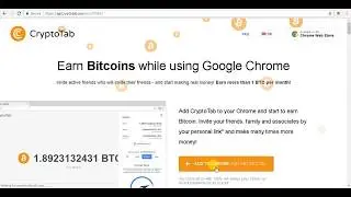 Earn Bitcoin while using Google Chrome Free (Earn BTC while idle/Surfing)