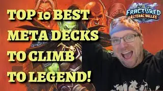 TOP 10 BEST DECKS to climb TO LEGEND in January 2022 (Hearthstone Alterac Valley)
