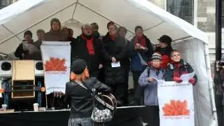 Sheffield Socialist Choir sings for Climate 2