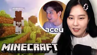 39daph Plays Minecraft - w/ Aceu Part 2