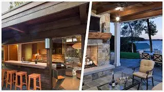 75 Mid-sized Patio With A Roof Extension Design Ideas You'll Love 🔴