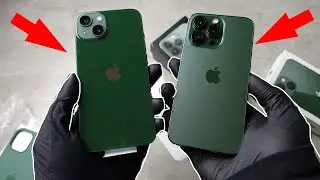 Green iPhone 13 and 13 Pro ASMR Unboxing 💚
