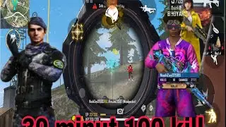 free fire rank 30 minute 30 kill free fire Max first video gaming my first video upload