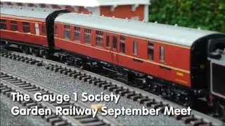 Gauge 1 Garden Railway. Leicestershire September Meet