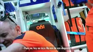 Atropello y asistencia con UVI m&oacute;vil