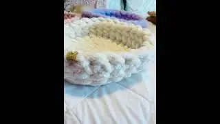 HAND CROCHET Pet Beds! Follow me for how to make one of your own!