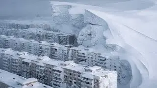THIS IS NOT AI! Historic blizzard! High-rises completely covered in snow! Kamchatka, Russia