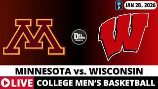 MINNESOTA VS WISCONSIN 🏀 NCAAM Basketball Game Score Radio Play-by-Play