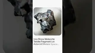 Iron Stone Meteorite Tektite Fragment Lot Asteroid Meteor Space Comet Rock 6gram