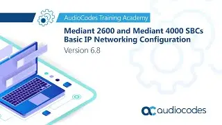 Базовая конфигурация IP-сети для SBC Mediant 2600 и Mediant 4000 &mdash; версия 6.8