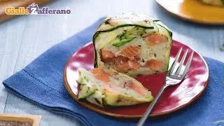Timballo di salmone e zucchine