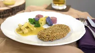 Steirisches Yakschnitzel Steirerkraft Rezepte Rockerin 2018 - Karina Krammer