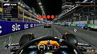 Lando Norris Racecraft Under the Lights 12-Saudi Arabian Grand Prix 2025  #formula1 #f1#landonorris