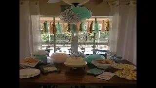 Mint Peach Baby Shower Decorations/Birthday Decorations Qian's Party Mint Peach Glitter Gold  Review