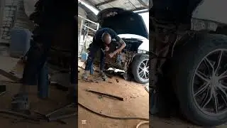 Accidental Lexus RX330 body restoration process #viral #reels #foryou #engineering 