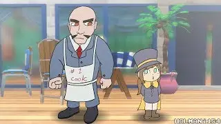 Hat kid & Mafia (Short animation & Speed animation)