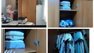YATAK ODASINDAKİ BÜYÜK DOLABI DÜZENLEMEYE BAŞLADIM♥️EŞİMİN KIYAFETLERİNİ ASTIM♥️