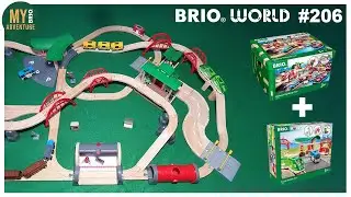 BRIO Deluxe Set + Travel Station Set - NEW Layout! [206]