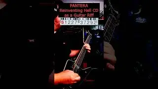 Pantera Reinventing Hell Album CD as a Guitar riff - Groove Like Dimebag