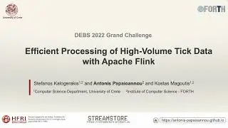 Efficient Processing of High-Volume Tick Data with Apache Flink for the DEBS 2022 GC (ACM DEBS 2022)